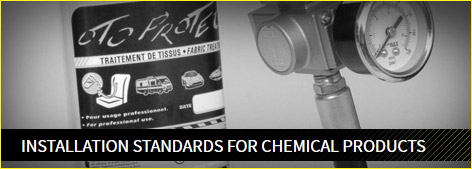 Installation standards for chemical products