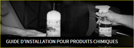 Guide d'installation pour produits chimiques